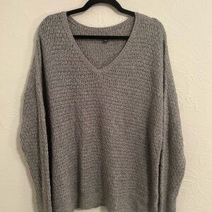 American Eagle Outfitters Charcoal Knit Sweater